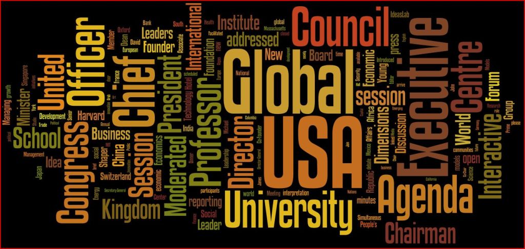 The Word (cloud) on Davos&nbsp;2012