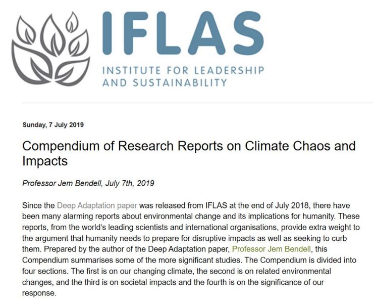 A Year of Deep&nbsp;Adaptation